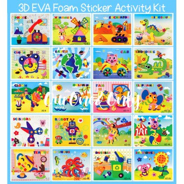 3D EVA Foam Sticker Activity Kit