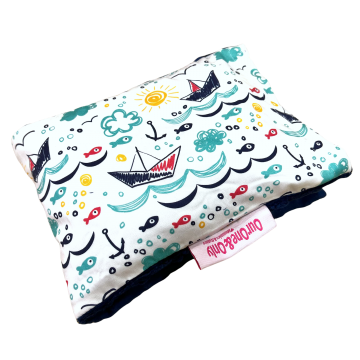 Cotton Minky Husk Pillow