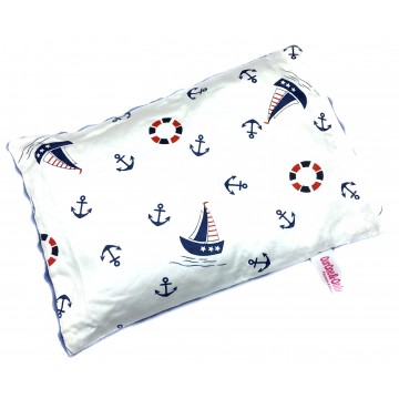 Sailor At Sea Cotton Minky Short Husk Pillow