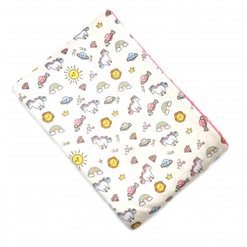 Sunshine Unicorn Full Minky Baby Blanket
