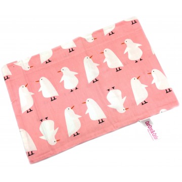 Pink Penguin Full Cotton Short Pillow Case