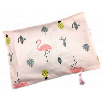 Flamingo Full Cotton Short Husk Pillow