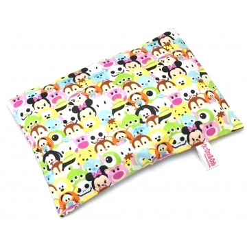Purple Tsum Tsum Full Cotton Short Husk Pillow